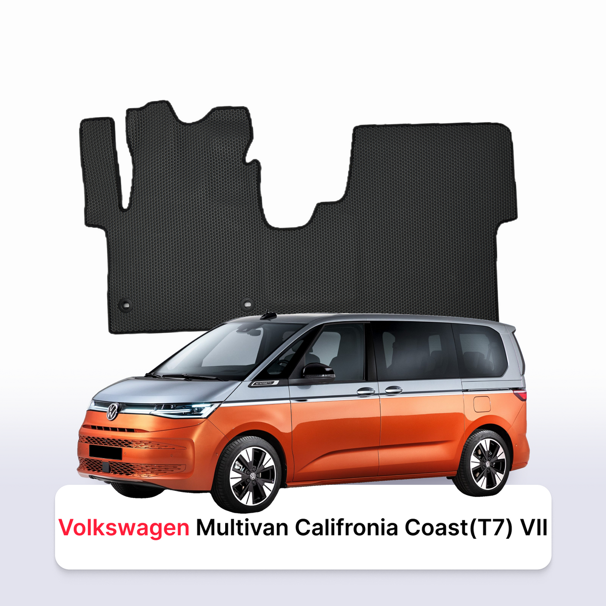 Fußmatten EVA für Volkswagen Multivan California Coast(T7) VII gen 2021-2027 Jahr MINIVAN