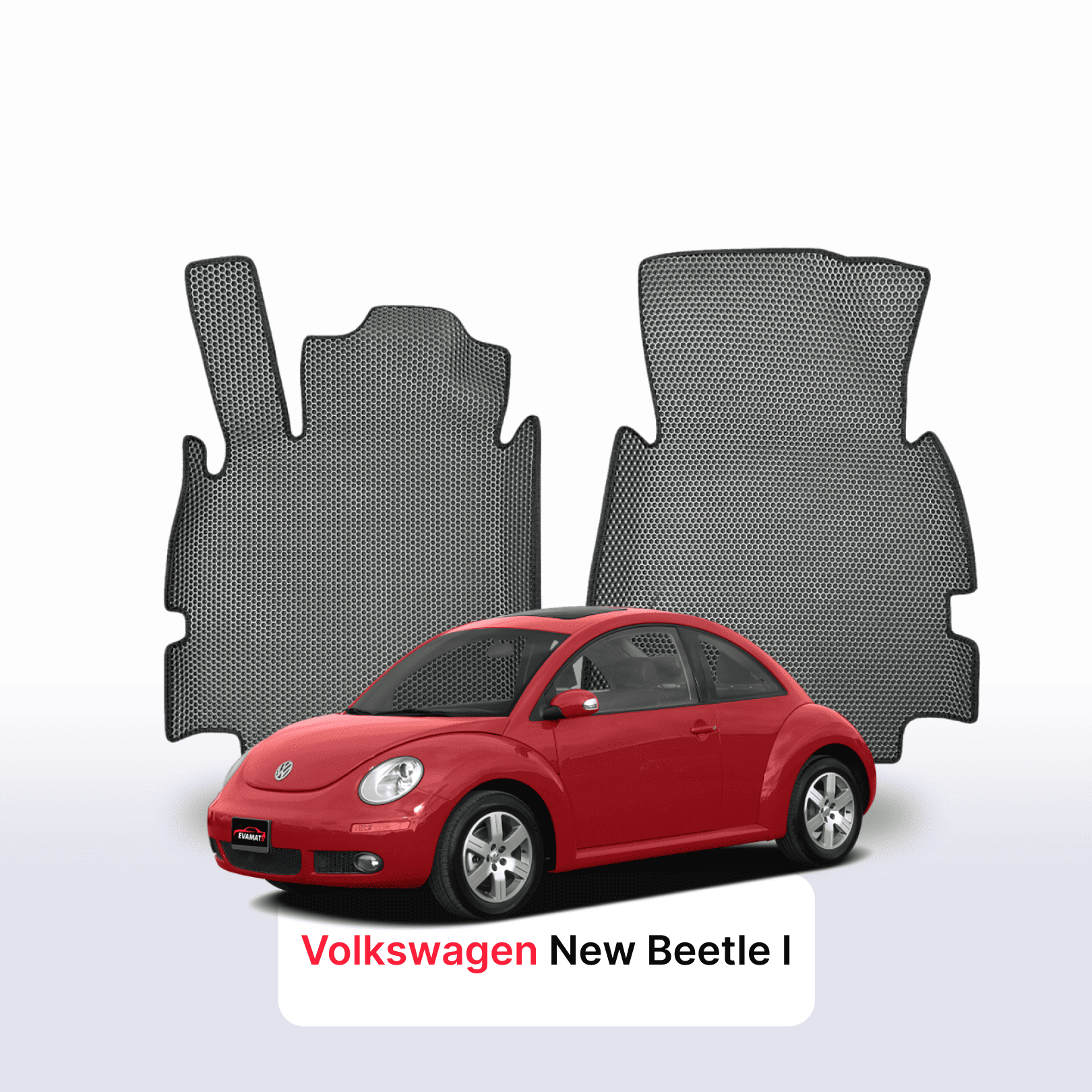 Fußmatten EVA für Volkswagen New Beetle 1 gen 1997-2010 jahr SCHÄGHECK 3 türer