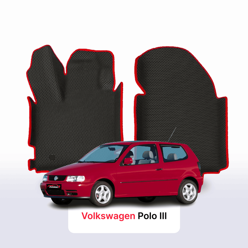 Fußmatten EVA für Volkswagen Polo(MK3) III gen 1994-2001 jahr SCHÄGHECK 3 türer