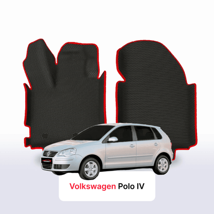 Fußmatten EVA für Volkswagen Polo(MK4) IV gen 2001-2009 jahr SCHÄGHECK 5 türer