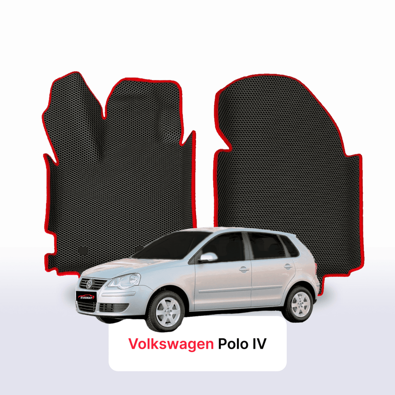 Fußmatten EVA für Volkswagen Polo(MK4) IV gen 2001-2009 jahr SCHÄGHECK 5 türer