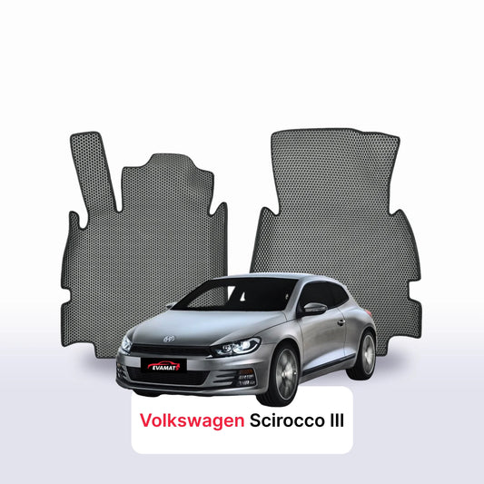 Fußmatten EVA für Volkswagen Scirocco III gen 2008-2017 jahr SCHÄGHECK 3 türer