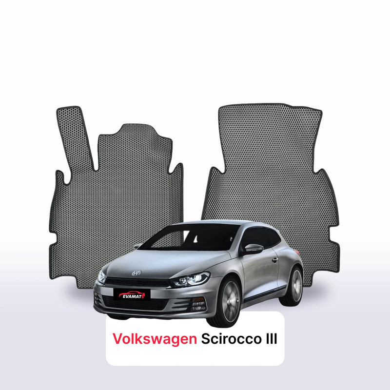 Fußmatten EVA für Volkswagen Scirocco III gen 2008-2017 jahr SCHÄGHECK 3 türer