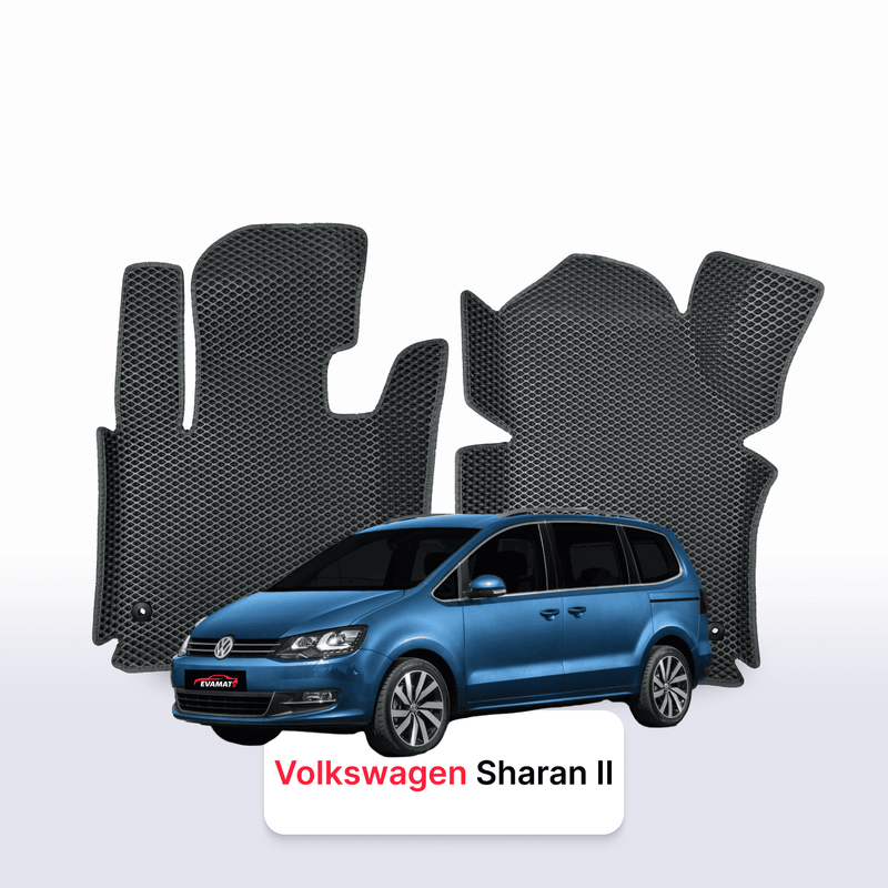 Fußmatten EVA für Volkswagen Sharan II gen 2010-2022 jahr MINIVAN
