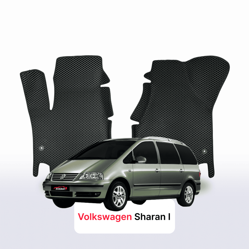 Fußmatten EVA für Volkswagen Sharan facelift I gen 2000-2010 jahr MINIVAN