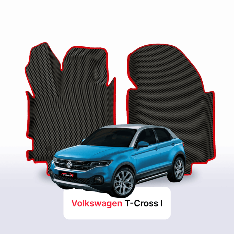 Fußmatten EVA für Volkswagen T-Cross I gen 2018-2027 jahr SUV