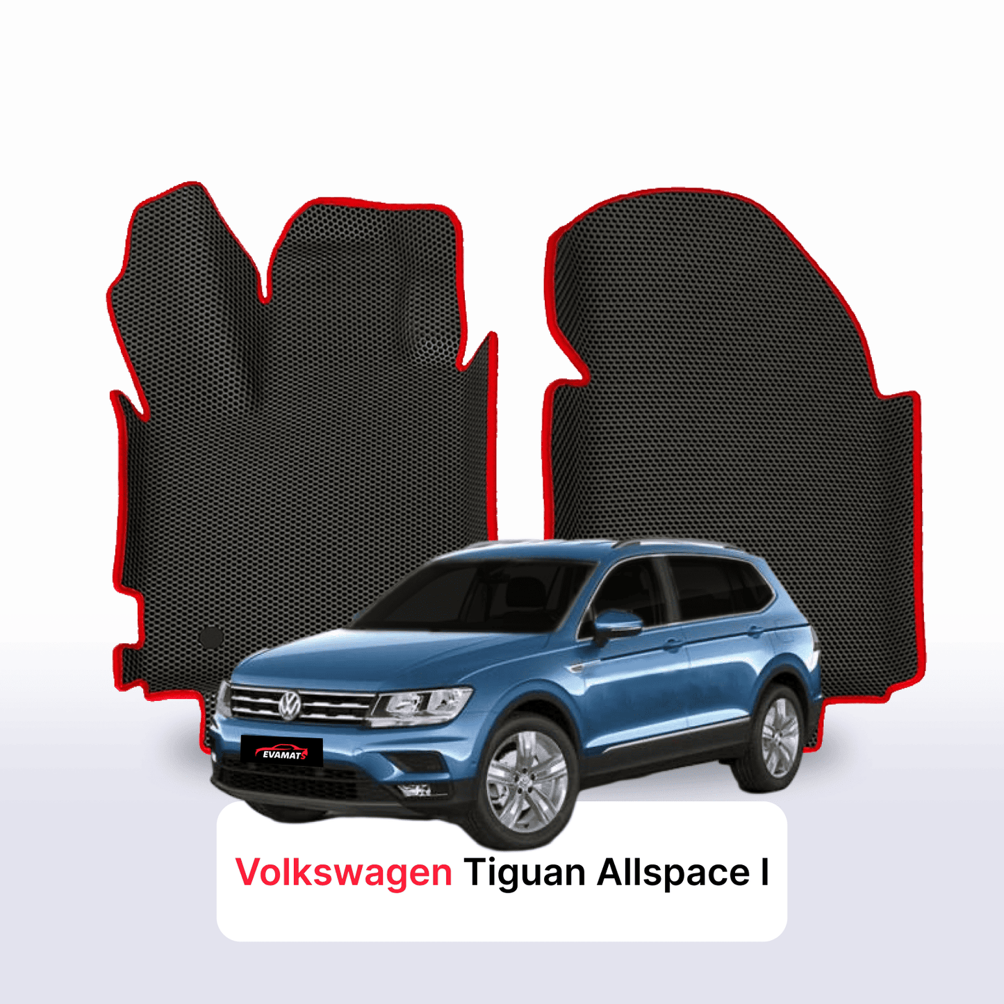 Fußmatten EVA für Volkswagen Tiguan Allspace I gen 2016-2024 jahr SUV 5 sitzer
