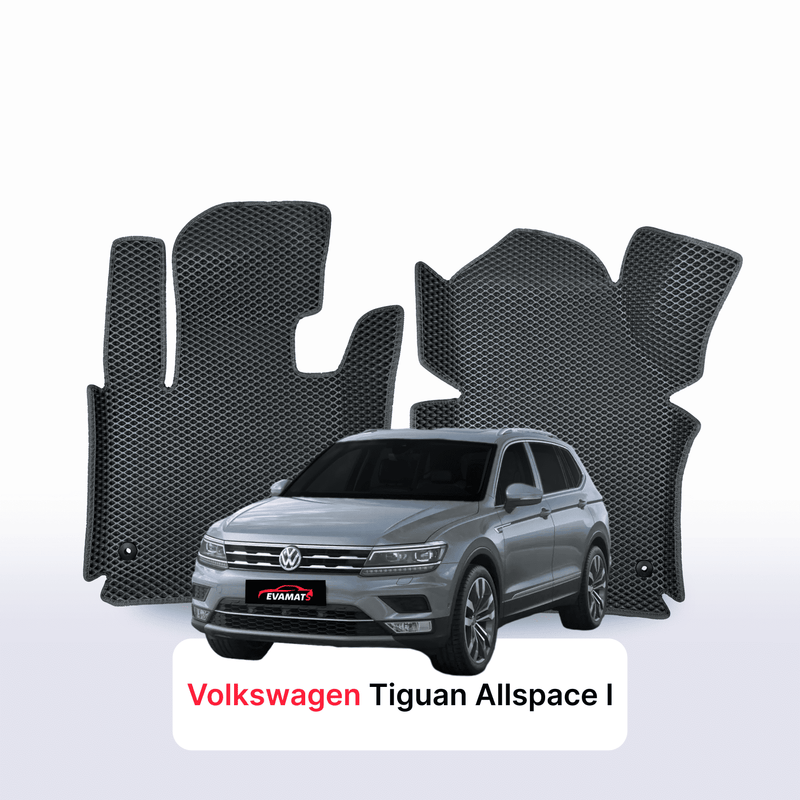 Fußmatten EVA für Volkswagen Tiguan Allspace I gen 2016-2024 jahr SUV 7 sitzer