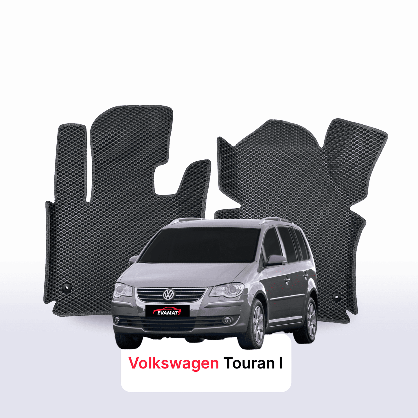 Fußmatten EVA für Volkswagen Touran I gen 2003-2015 jahr MINIVAN