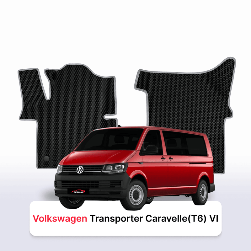 Fußmatten EVA für Volkswagen Transporter Caravelle(T6) VI gen 2015-2026 jahr MINIVAN