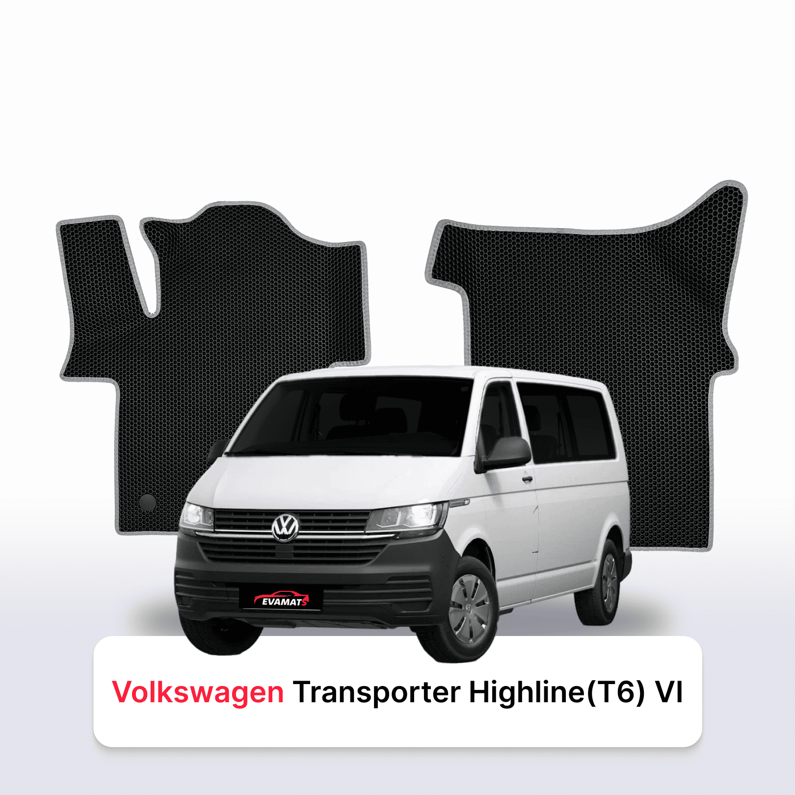 Fußmatten EVA für Volkswagen Transporter Highline(T6) VI gen 2015-2023 jahr MINIVAN