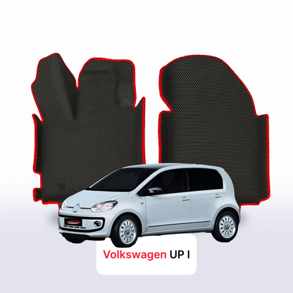 Fußmatten EVA für Volkswagen UP I gen 2012-2023 jahr SCHÄGHECK 5 türer