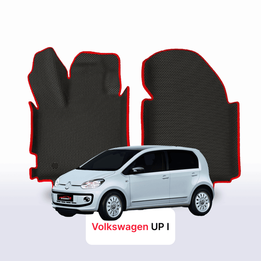Fußmatten EVA für Volkswagen UP I gen 2012-2023 jahr SCHÄGHECK 5 türer