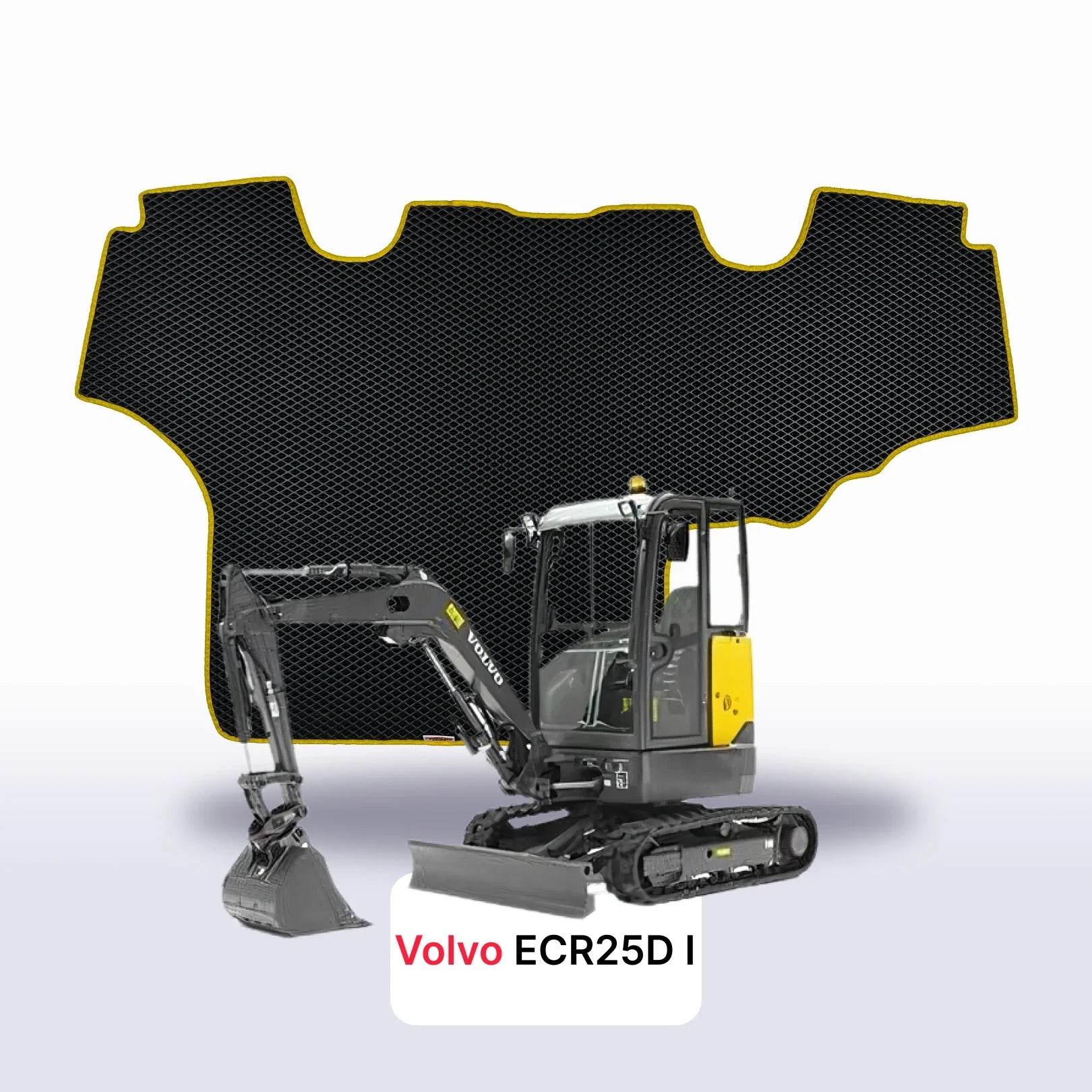 Fußmatten EVA für Volvo ECR25D 1 gen 2014-2024 jahr BAGGER