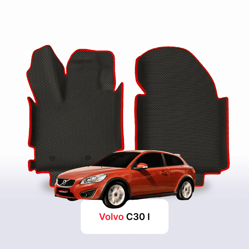 Fußmatten EVA für Volvo C30 1 gen 2006-2013 jahr SCHÄGHECK 3 türer