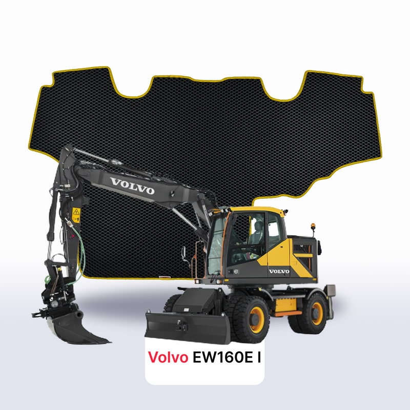 Fußmatten EVA für Volvo EW160E 1 gen 2016-2018 jahr BAGGER