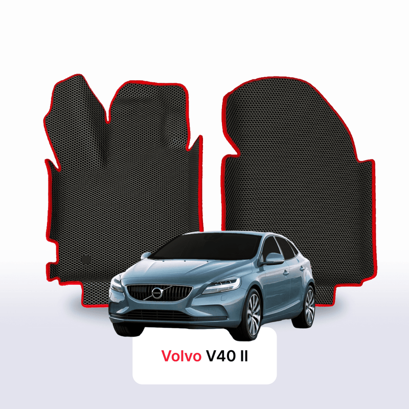 Fußmatten EVA für Volvo V40 2 gen 2012-2019 Jahr SCHRÄGHECK 5-Türer