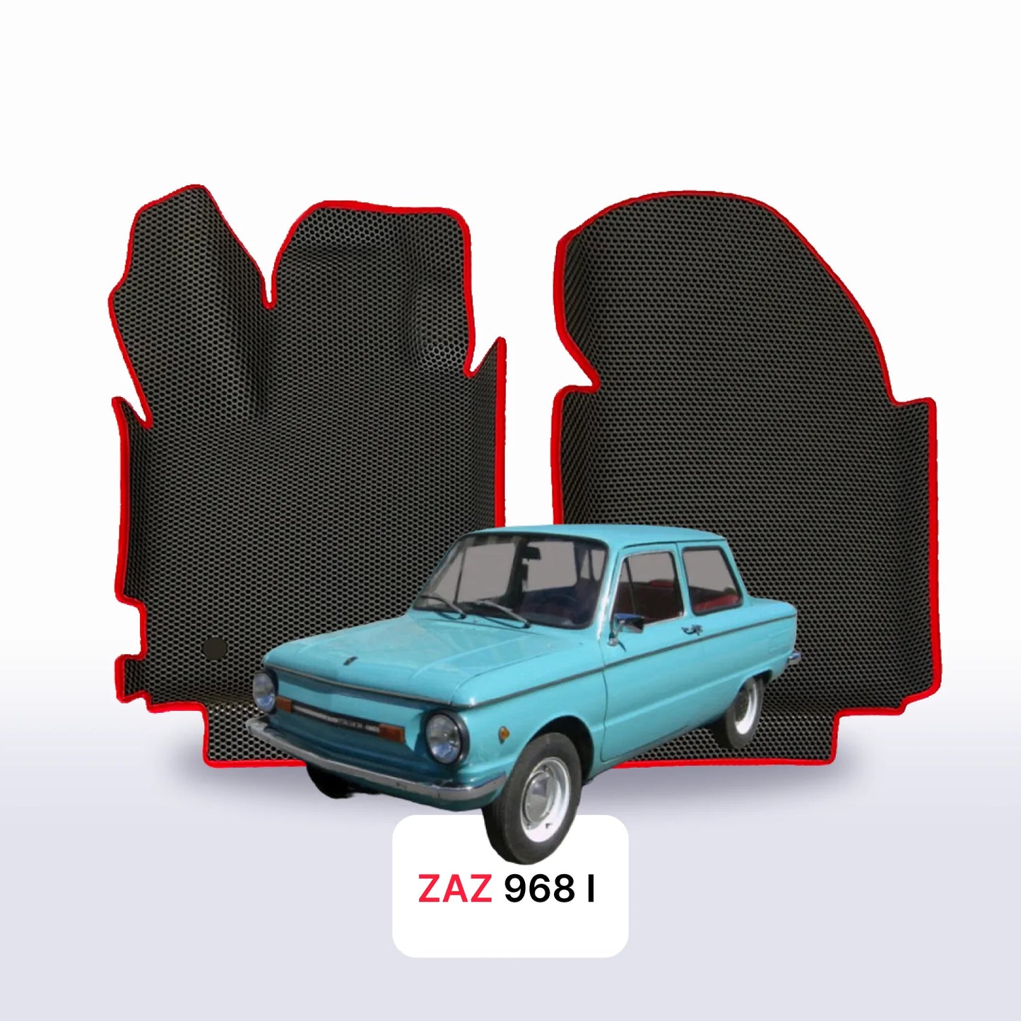Fußmatten EVA für Zaz-968 1. Generation 1971–1994, Limousine, 2-türig