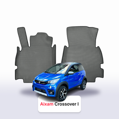 Fußmatten EVA für Aixam Crossover 1 gen 2007-2028 jahr SCHÄGHECK 3 türer