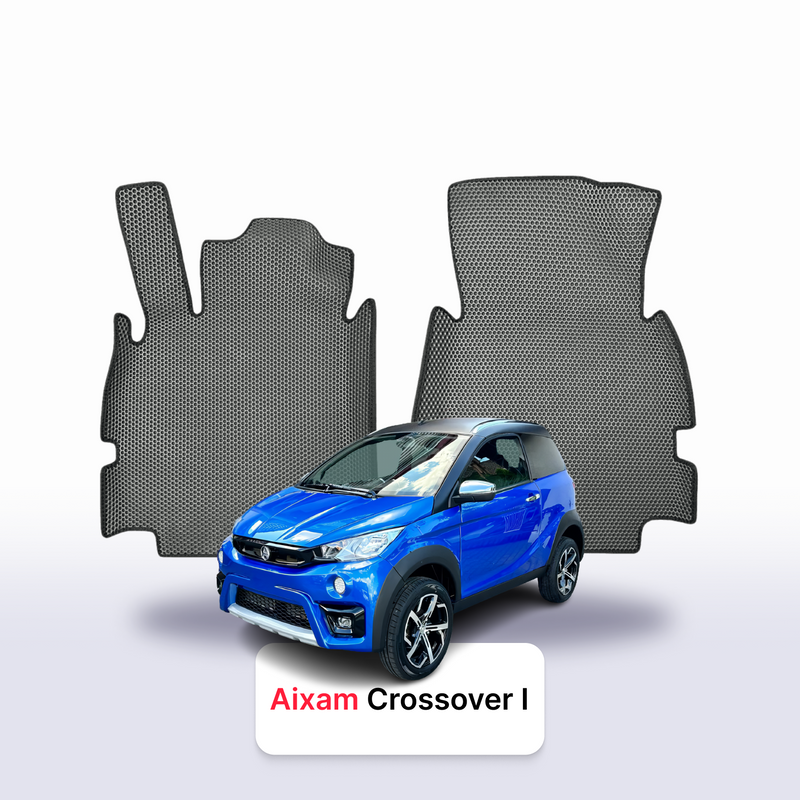 Fußmatten EVA für Aixam Crossover 1 gen 2007-2028 jahr SCHÄGHECK 3 türer