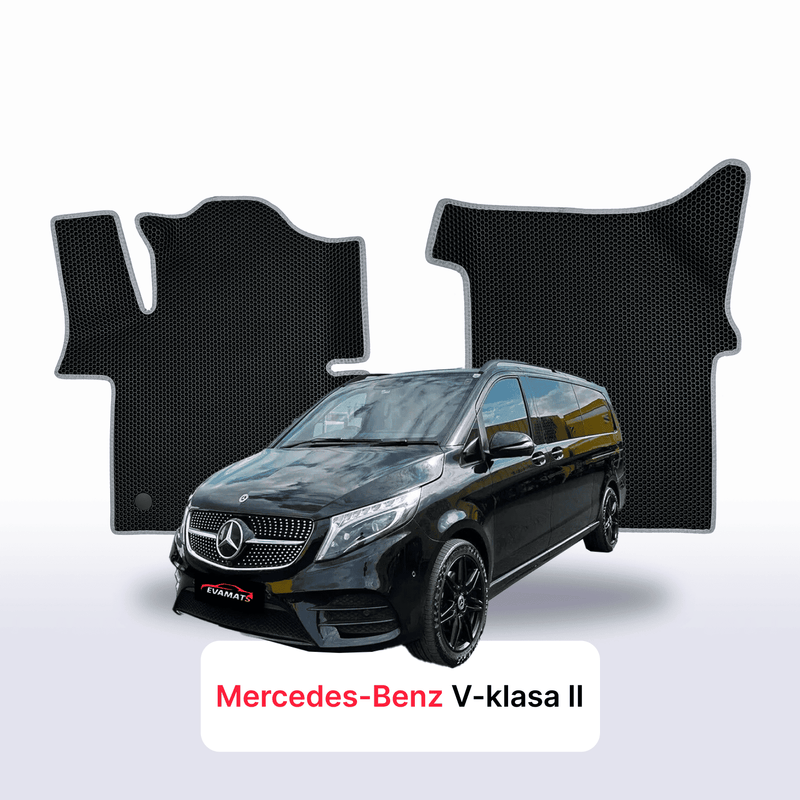 Fußmatten EVA für Mercedes-Benz V-klasa 3 gen (W447) 2014-2027 jahr BUS EXTRA LONG