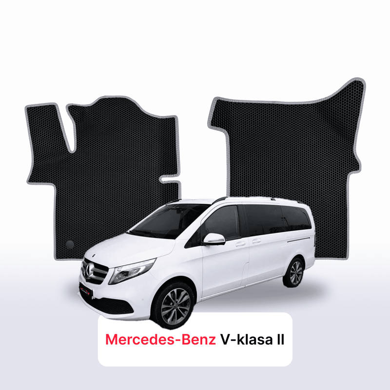 Fußmatten EVA für Mercedes-Benz V-klasa 3 gen (W447) 2014-2027 jahr BUS LONG