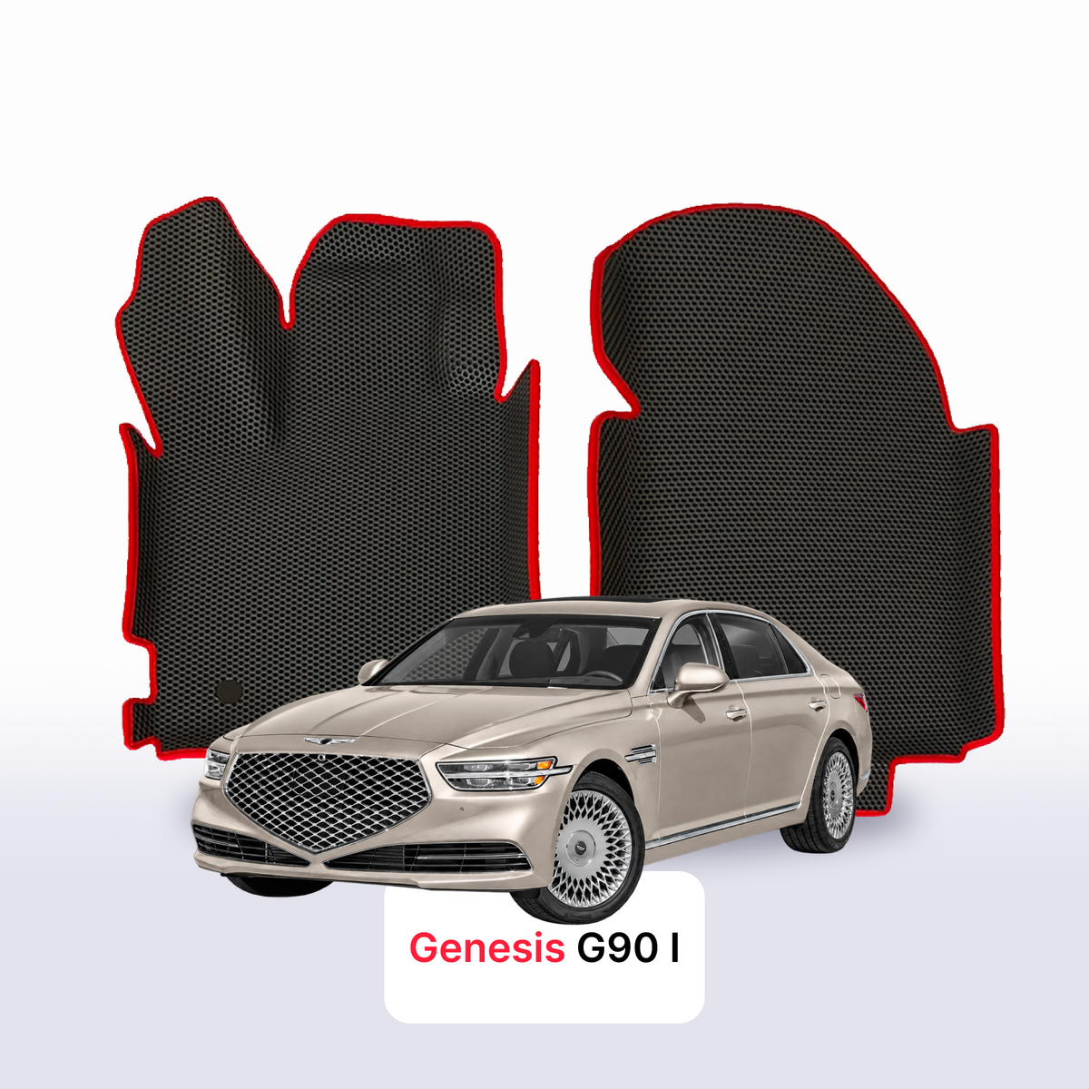 Fußmatten EVA für Genesis G90 2 gen 2021-2027 Jahr LIMOUSINE