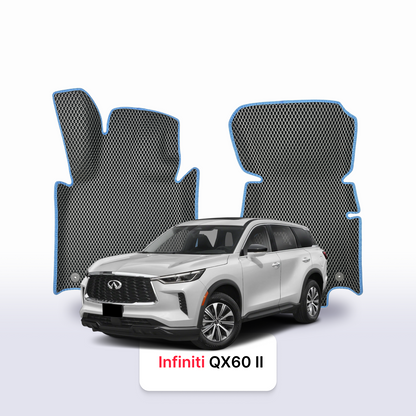 Fußmatten EVA für Infiniti QX60 2 gen 2021-2028 Jahr SUV 7 SITZER