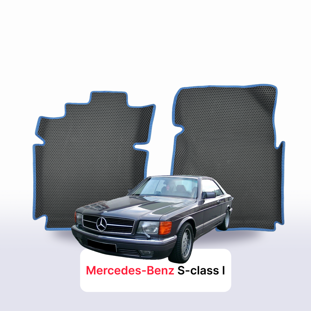 Fußmatten EVA für Mercedes-Benz S-klasa 1 gen (C126) 1981-1992 Jahr COUPE
