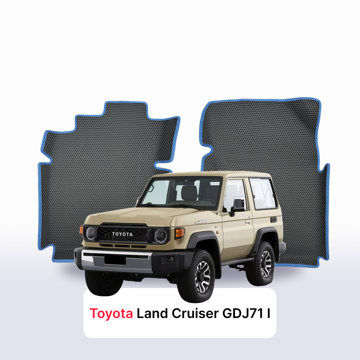 Fußmatten EVA für Toyota Land Cruiser GDJ71 z arabii 1 gen 2024-2027 Jahr SUV 3 TÜRER