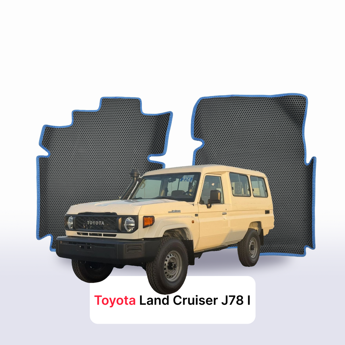 Fußmatten EVA für Toyota Land Cruiser J78 z arabii 1 gen 2024-2027 Jahr SUV 3 TÜRER
