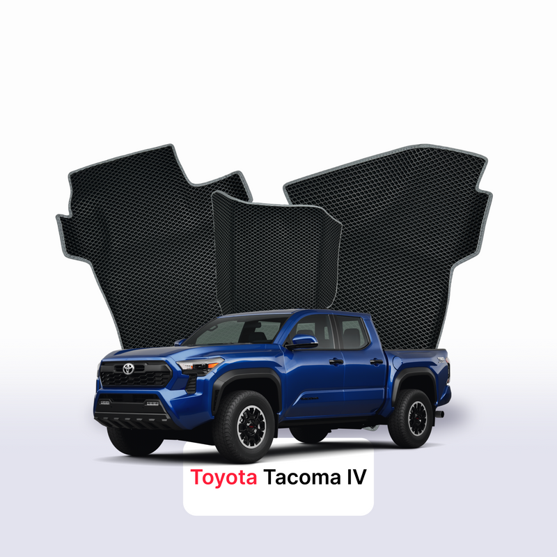 Fußmatten EVA für Toyota Tacoma 4 gen 2024-2027 Jahr PICK-UP DOPPELKABINE
