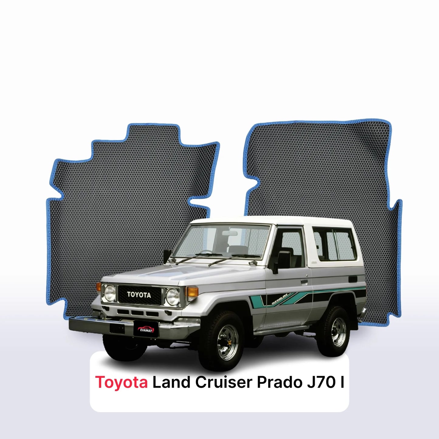 Fußmatten EVA für Toyota Land Cruiser Prado J70 1 gen 1984-1999 jahr SUV 3 türer